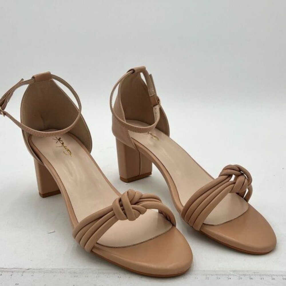 XYD Women Open Toe Chunky Block High Heel Sandal Pumps Ankle Strap